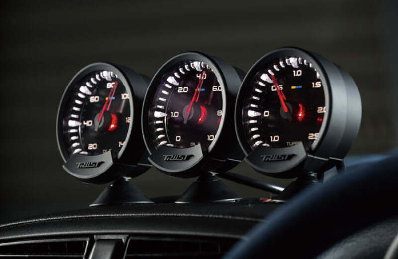 GReddy - GReddy Sirius Meter - Fuel Pressure 0/6.0kPa 74mm Analog Gauge (w/Fuel Press Sensor & Harness Set) - Demon Performance