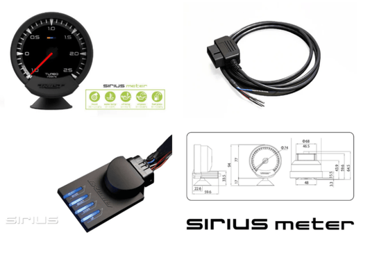 GReddy - GReddy Sirius OBD Set (Turbo Meter) - Demon Performance