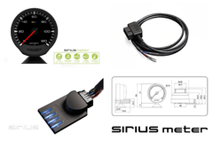 GReddy - GReddy Sirius OBD Set (Water Temperature Meter) - 74mm - Demon Performance