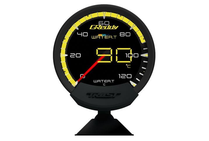 GReddy - GReddy Sirius Unify Water Temperature Gauge Set (Sirius Meter w/Water Temp Sensor Set & Vision Disp) - Demon Performance
