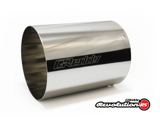 GReddy - GReddy SS Tip (105mm Dia/150mm Length) for Universal 2.5in Revolution RS Muffler - Demon Performance