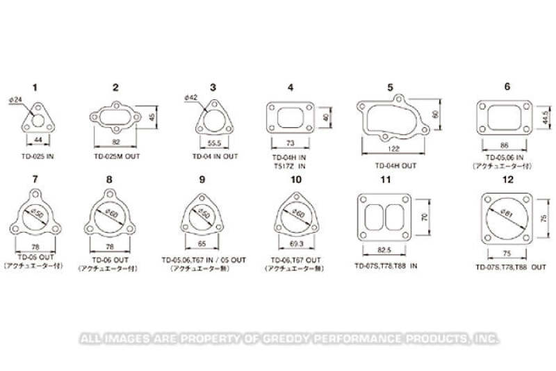 GReddy - GReddy TD06 Turbo Outlet Gasket - (Act-Type) - Demon Performance