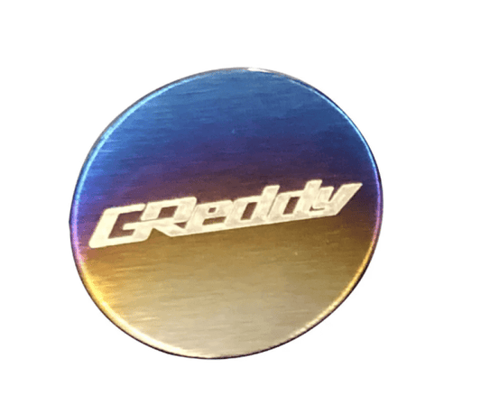 GReddy - GReddy Titanium Disk Badge for Type - A Shift knob - Demon Performance