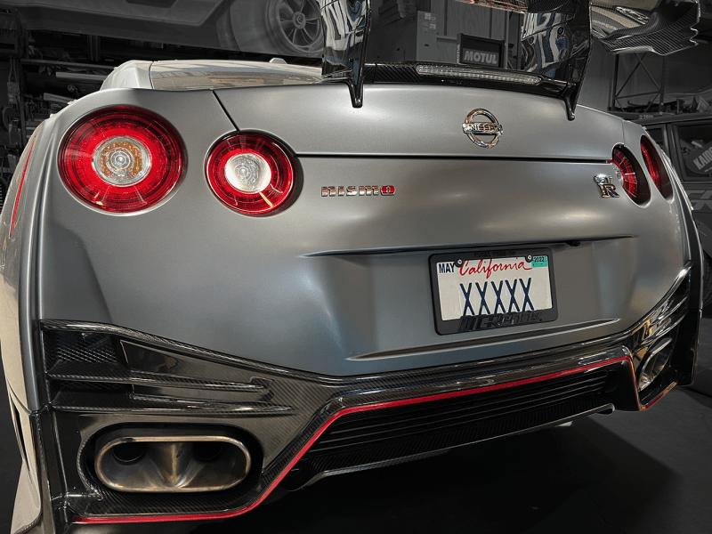 GReddy - GReddy Total Tune Up License Plate Frame - Black Out - Demon Performance