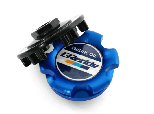 GReddy - Greddy Type - B Oil Filler Cap Nissan/Honda M32 - P3.5 - Blue - Demon Performance