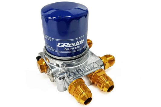 GReddy - GReddy TYPE-I Oil Filter Relocation Block - Uses M20xP1.5 Oil Filter - Demon Performance