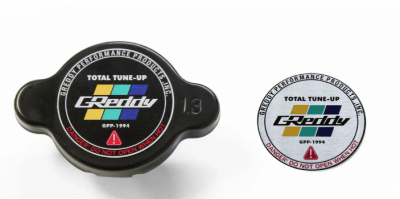 GReddy - GReddy Type - S 1.3 Radiator Cap Most Nissan / Subaru / Mazda / Mitsubishi / Some Toyota - Black - Demon Performance