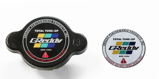GReddy - GReddy Type - S 1.3 Radiator Cap Most Nissan / Subaru / Mazda / Mitsubishi / Some Toyota - Black - Demon Performance