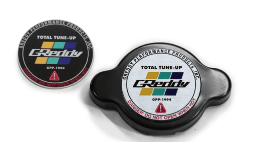 GReddy - GReddy Type - S No Relief Radiator Cap Most Nissan / Subaru / Mazda / Mitsubishi / Some Toyota - Black - Demon Performance