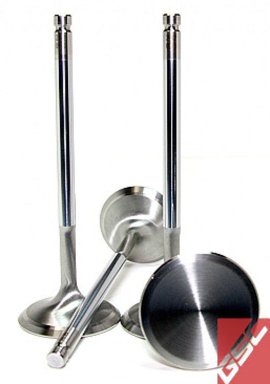 GSC Power Division - GSC P - D 2015+ Subaru FA20F WRX Chrome Polished Exhaust Valve - 30mm Head +1mm - Set of 50 - Demon Performance