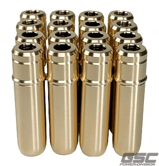 GSC Power Division - GSC P - D Ford 5.0L Coyote Gen 1/Gen 2 (STD) Intake/Exhaust Valve Guide w/Stopper - Set of 16 - Demon Performance