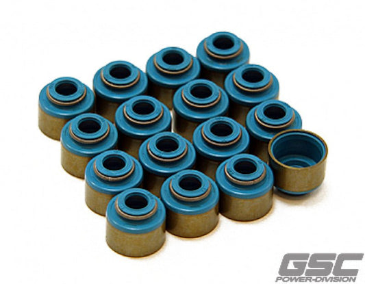 GSC Power Division - GSC P - D Ford Mustang 5.0L Coyote Valve Stem Seal w/Integrated Spring Seat - Set of 32 - Demon Performance