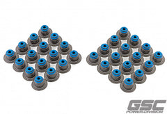 GSC Power Division - GSC P - D Ford Mustang 5.0L Gen 3 Coyote Valve Stem Seal w/Integrated Spring Seat - Set of 32 - Demon Performance