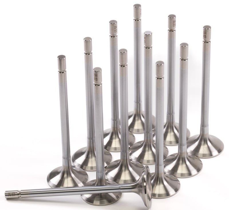 GSC Power Division - GSC P - D Nissan VR30DDTT 28.5mm Head STD 97.5mm Long Exhaust Valve - Set of 12 - Demon Performance