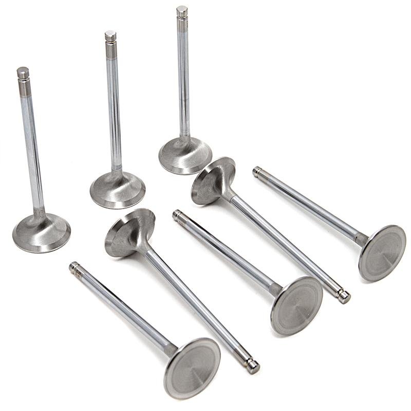 GSC Power Division - GSC P - D Subaru EJ Series EJ205/EJ207/EJ257 Chrome Polished Exhaust Valve - 32mm Head (STD) - SET 8 - Demon Performance