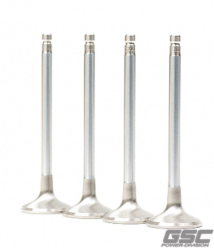 GSC Power Division - GSC P - D Toyota 2JZ 30.0mm Head (+1mm) 6.6mm Stem Chrome Alloy Polished Exhaust Valve - Single - Demon Performance