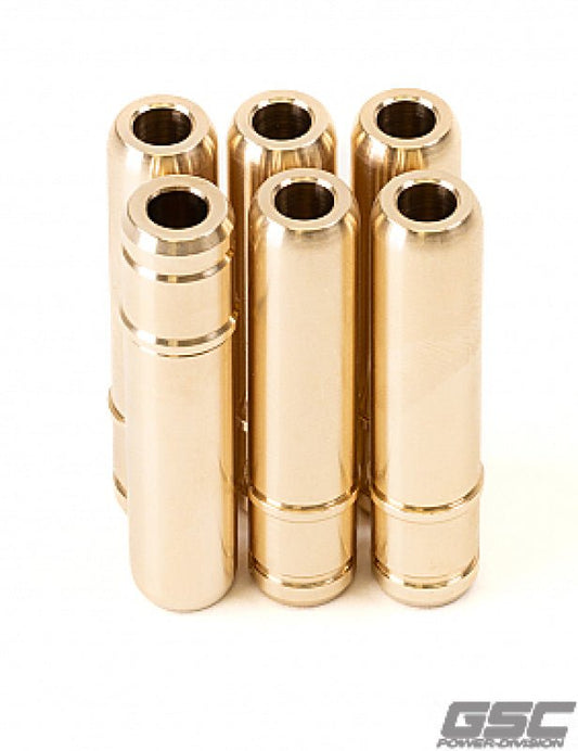 GSC Power Division - GSC P - D Toyota G16E STD Manganese Bronze Exhaust Valve Guide Stopper Style - Set of 6 - Demon Performance