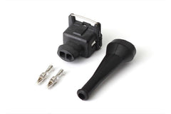 Haltech - Haltech Bosch EV1 (Square) 2 Pin Junior Timer Female Connector Plug & Pins - Demon Performance