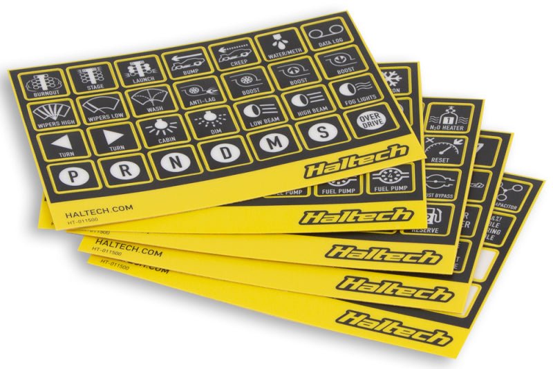 Haltech - Haltech CAN Keypad Label Set - Demon Performance