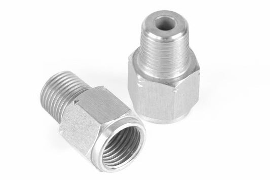 Haltech - Haltech M10 x 1.0 to 1/8 NPT Adaptor Thread M10 x 1.0 Female to 1/8NPTF Male - Demon Performance