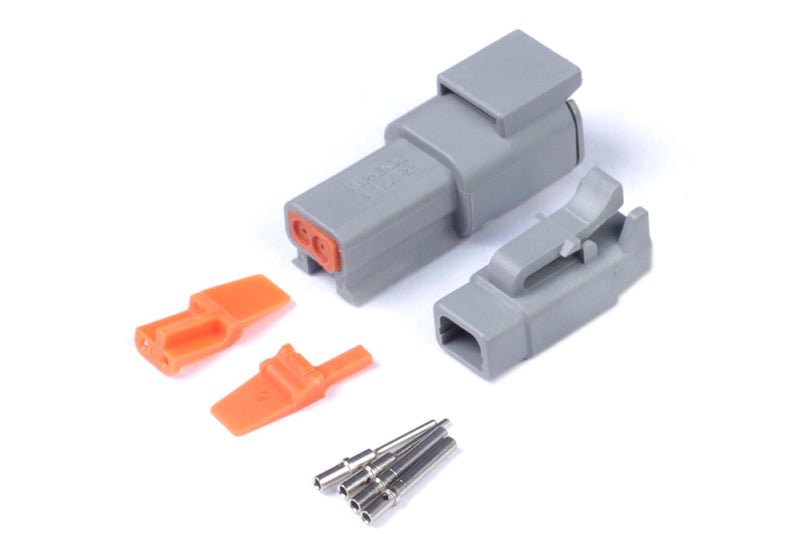 Haltech - Haltech Matching Set of Deutsch DTM - 2 Connectors 7.5 Amp Plug & Pins - Demon Performance