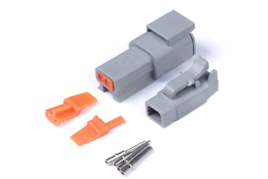 Haltech - Haltech Matching Set of Deutsch DTM - 2 Connectors 7.5 Amp Plug & Pins - Demon Performance