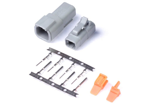 Haltech - Haltech Matching Set of Deutsch DTM - 4 Connectors 7.5 Amp Plug & Pins - Demon Performance