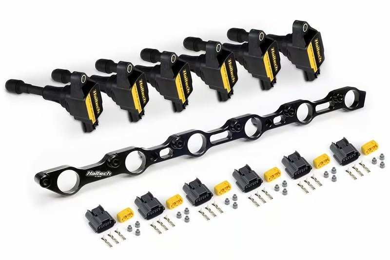 Haltech - Haltech Toyota 1JZ/2JZ (Incl. VVTi) R35 Coil Conversion Kit w/Bracket & Connectors - Demon Performance