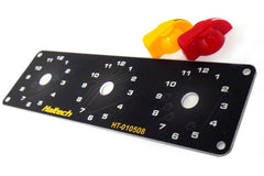 Haltech - Haltech Triple Switch Panel Kit w/Yellow & Red Knobs - Demon Performance