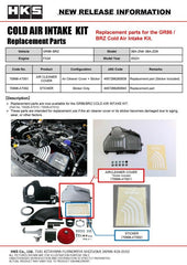 HKS - HKS COLD AIR INTAKE STICKER ZN8/ZD8 - Demon Performance