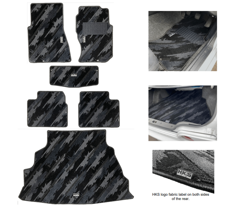 HKS - HKS FLOOR MATS BNR32 FULL SET OCT RHD - Demon Performance