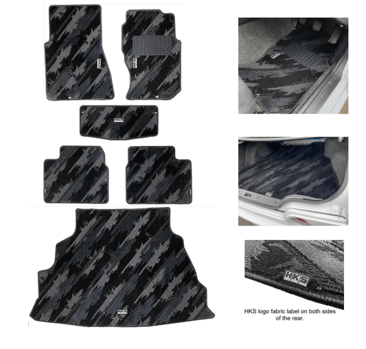 HKS - HKS FLOOR MATS BNR32 FULL SET OCT RHD - Demon Performance