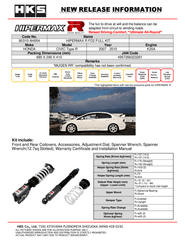 HKS - HKS Hipermax R FD2 Full Kit - Demon Performance
