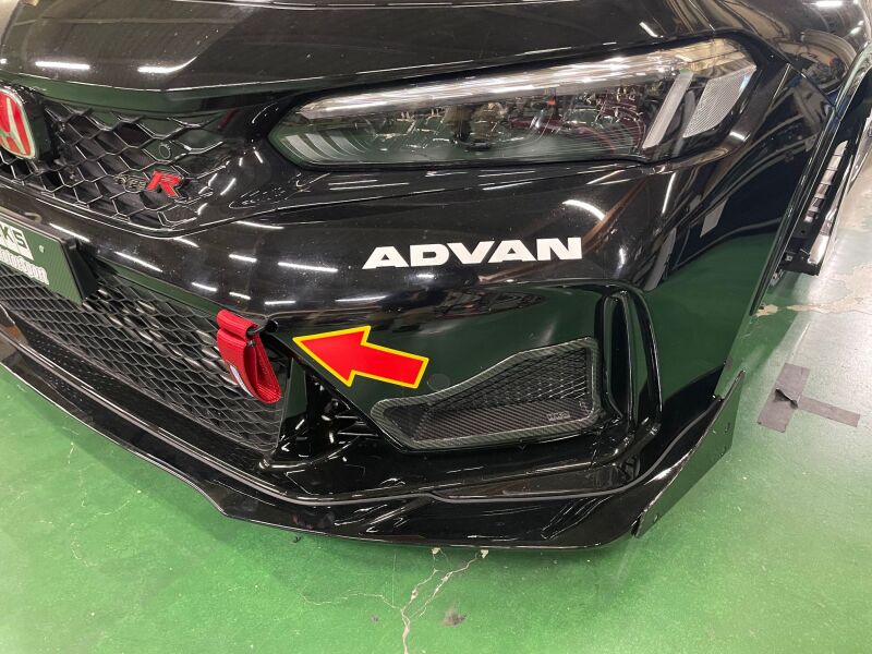 HKS - HKS Honda Civic Type R (FL5) Oil Cooler Carbon Fiber Air Duct - Demon Performance