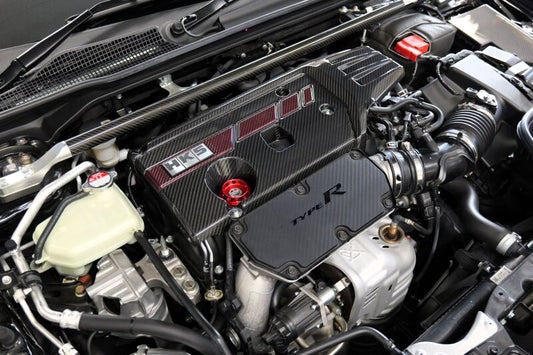 HKS - HKS Honda Civic Type R (FL5/FK8) Dry Carbon Fiber Engine Cover - Demon Performance