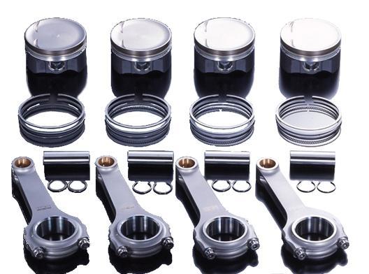 HKS - HKS Ni Piston Kit SR20 87 - Demon Performance