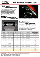 HKS - HKS Performance Damper for 2014 - 2020 Subaru WRX (STI) - Demon Performance