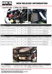 HKS - HKS S Type O/C KIT ZN6/ZC6 for S/C BLK - Demon Performance