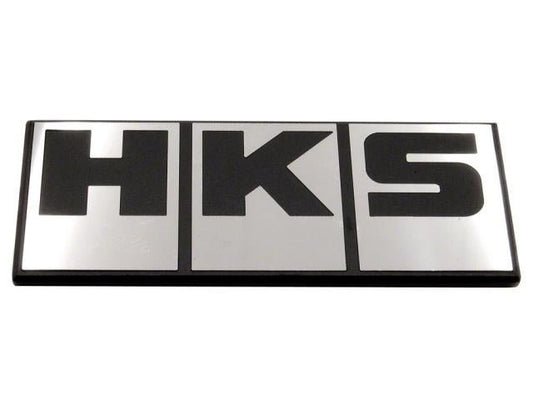 HKS - HKS Silver Block Logo Emblem - Demon Performance