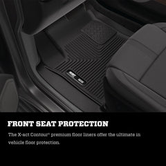 Husky Liners - Husky Liners 17 - 24 Nissan Titan Crew Cab/16 - 24 Titan XD Crew Cab X - Act Front Floor Liner Set Black - Demon Performance