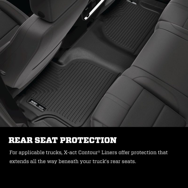 Husky Liners - Husky Liners 17 - 24 Nissan Titan Crew Cab/16 - 24 Titan XD Crew Cab X - Act Front Floor Liner Set Black - Demon Performance