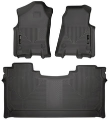 Husky Liners - Husky Liners 19 Dodge Ram 1500 Crew Cab Weatherbeater Black Front & 2nd Seat Floor Liners - Demon Performance