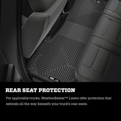 Husky Liners - Husky Liners 19 Dodge Ram 1500 Crew Cab Weatherbeater Black Front & 2nd Seat Floor Liners - Demon Performance