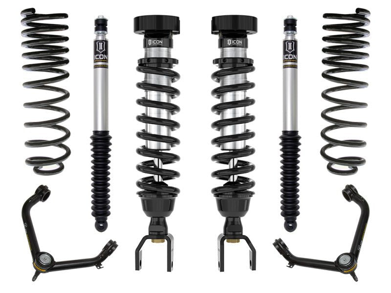 ICON - ICON 2019+ Ram 1500 2 - 3in. Stage 2 Suspension System w/ Tubular Upper Control Arms - Demon Performance