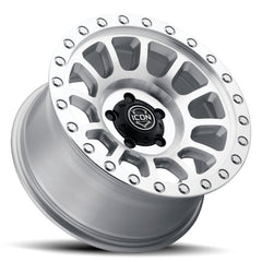 ICON - ICON Hulse 17 X 8.5 6 X 5.5 0mm Offset 4.75in BS Silver Machined - Demon Performance