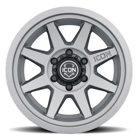 ICON - ICON Rebound 17x8.5 5x5 - 6mm Offset 4.5in BS 71.5mm Bore Charcoal Wheel - Demon Performance