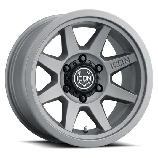 ICON - ICON Rebound 17x8.5 5x5 - 6mm Offset 4.5in BS 71.5mm Bore Charcoal Wheel - Demon Performance