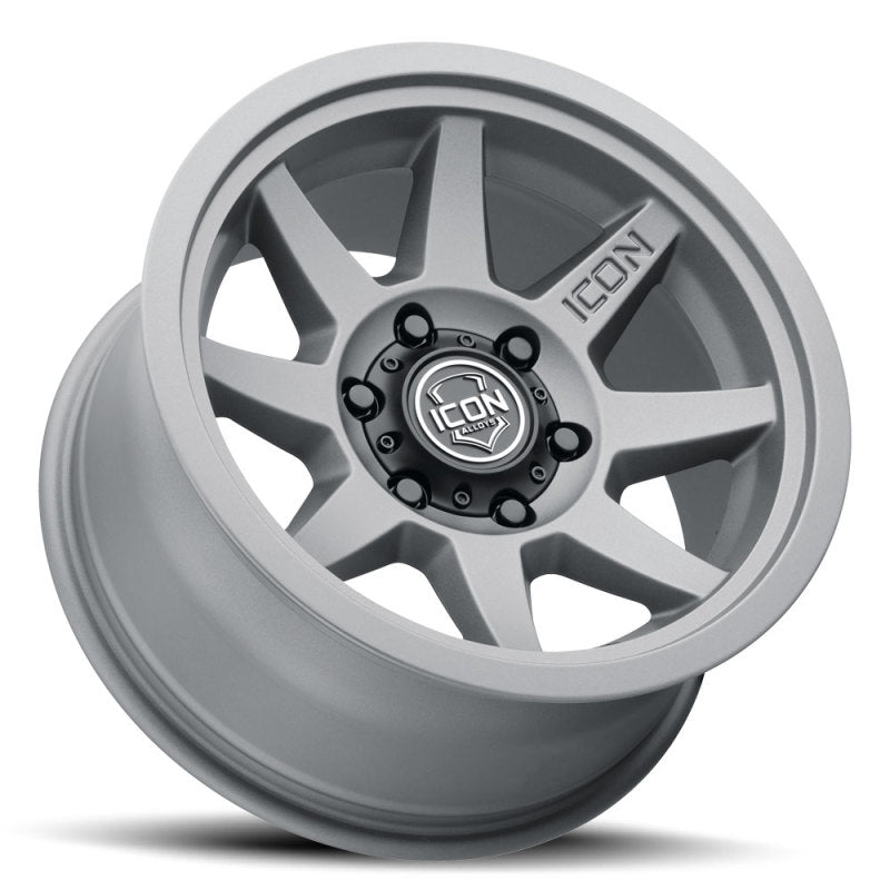 ICON - ICON Rebound 17x8.5 5x5 - 6mm Offset 4.5in BS 71.5mm Bore Charcoal Wheel - Demon Performance