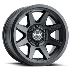 ICON - ICON Rebound 17x8.5 5x5 - 6mm Offset 4.5in BS 71.5mm Bore Satin Black Wheel - Demon Performance
