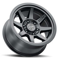 ICON - ICON Rebound 17x8.5 5x5 - 6mm Offset 4.5in BS 71.5mm Bore Satin Black Wheel - Demon Performance